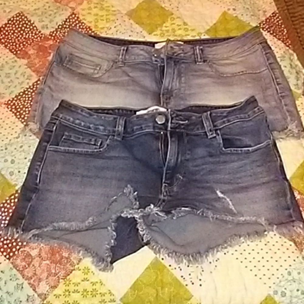 Pink Jean Shorts